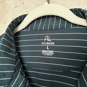 Rhoback The Captain Stripe Performance Polo